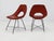 Cosmos Chairs in Vinyl by Augusto Bozzi for Saporiti, Italy, 1954, Set of 2 For Sale - Image 4 of 7