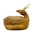 Mid 20th Century Mid 20th Century Brass Reclining Stag Betel Box by j.w. Robinson's For Sale - Image 5 of 12