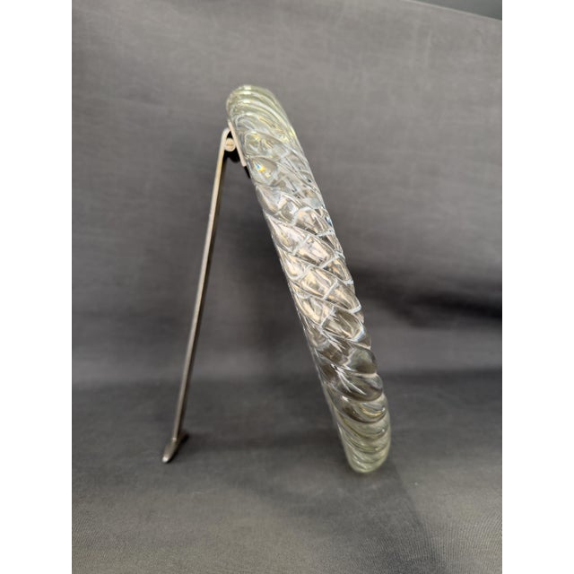 1940s Loewe Glass Mirror Picture Frame by Carlo Scarpa for Venini, 1945 For Sale - Image 5 of 12