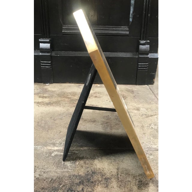 1960s 1960s Vintage Italian Octagonal Brass Picture Frame For Sale - Image 5 of 13