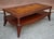 1940s English Regency Style Tooled Leather Inset Mahogany Two-Tier Coffee Table For Sale - Image 12 of 15