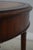 Maitland Smith Oval Leather Top Regency End Table For Sale - Image 12 of 14