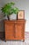 Brown Antique Biedermeier Oak Maid's Wardrobe For Sale - Image 8 of 9