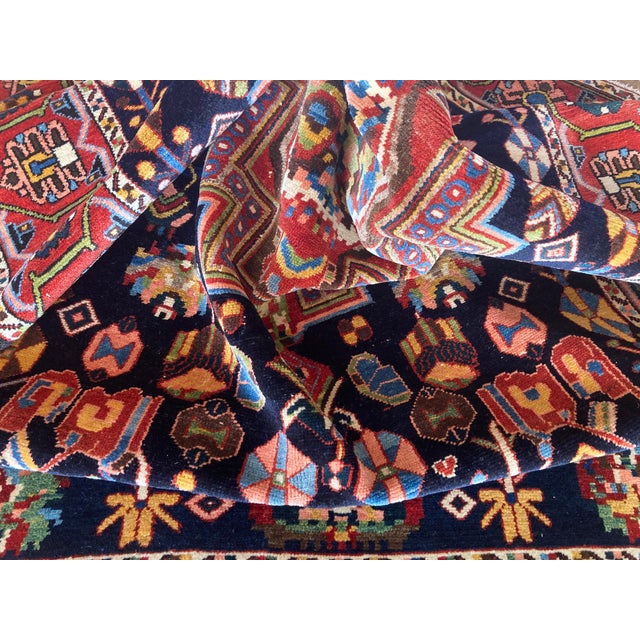 Antique Bakhtiar Rug, 1890s For Sale - Image 16 of 18