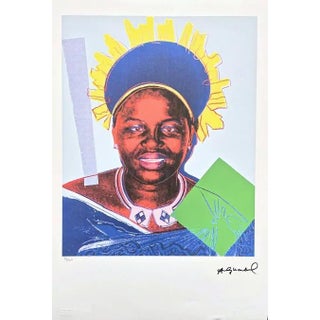 After Andy Warhol, Queen Ntombi Twala of Swaziland , 1980s, Lithograph For Sale