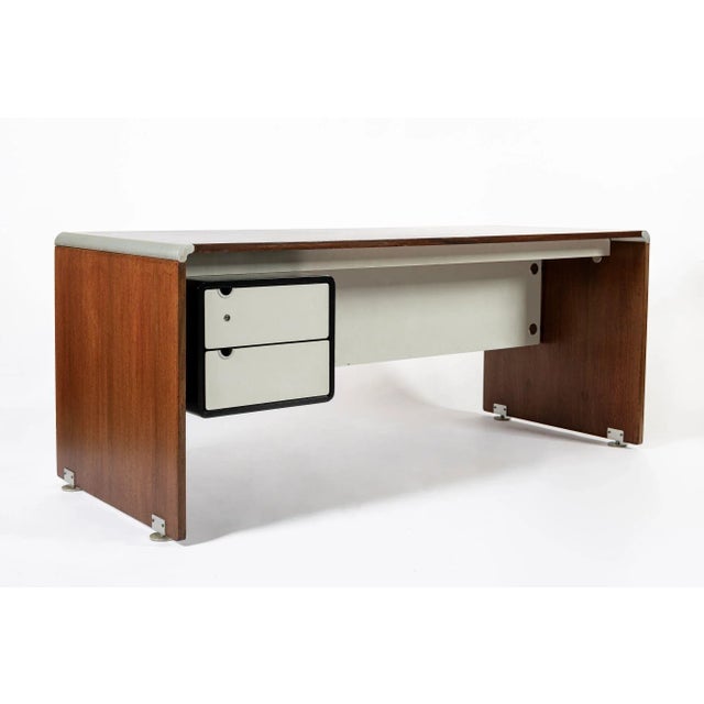Rare French Mid Century Modern Ar180 Desk by Alain Richard 1970s For Sale - Image 11 of 11