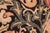 Shabby Chic 1990's Pak-Persian Black/Red Wool Rug - 6'0'' X 9'3'' For Sale In New York - Image 6 of 9