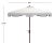 Contemporary Zimmerman 7.5 Square Umbrella - White For Sale - Image 3 of 4