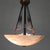 Art Deco Style Pendant Lamp with Alabaster Bowl, 1980s For Sale - Image 17 of 18