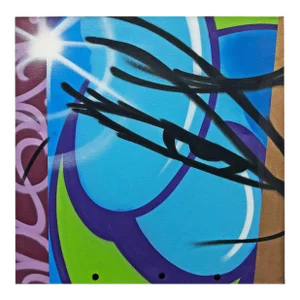 Crash (John "Crash" Matos) II (Graffiti Painting), 2009
