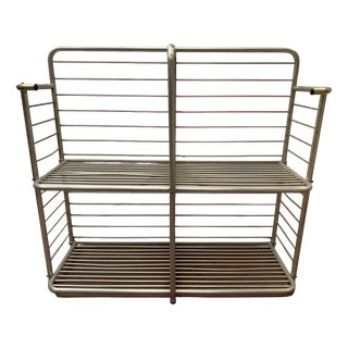 Vintage Curved Aluminum Bakery Rack, 2010s For Sale