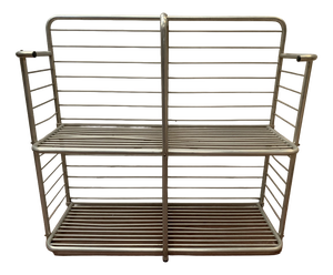 Vintage Curved Aluminum Bakery Rack, 2010s