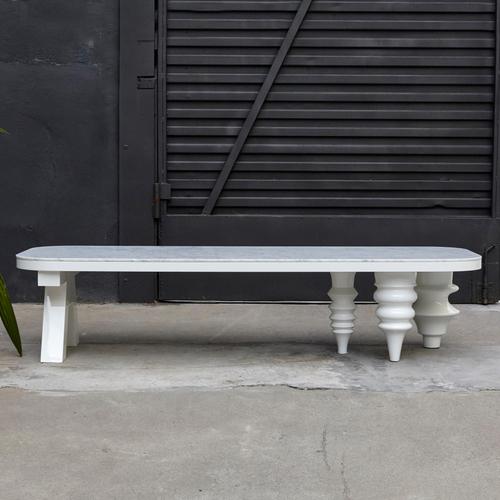 Black and White Marble Multileg Low Table by Jaime Hayon for BD Barcelona, 2016 For Sale - Image 3 of 18