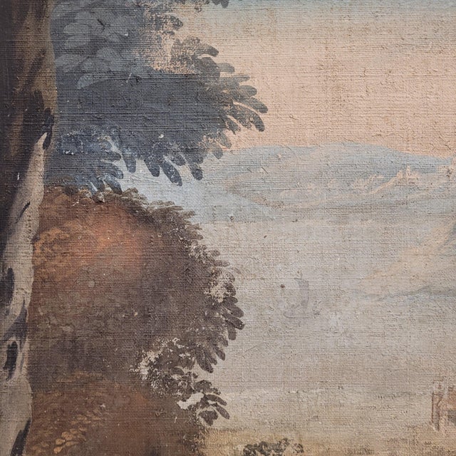 French School Artist, Duel of Knights, 18th Century, Watercolor Painting on Linen For Sale - Image 15 of 18