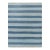 Rug & Kilim's Contemporary Dhurrie Rug in Blue Stripes - 12x16 For Sale