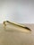Mid 20th Century Vintage Minimalist Solid Brass Long-Handled Shoehorn For Sale - Image 5 of 9