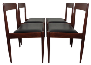 Mid-Century Danish Chairs, 1960s, Set of 4