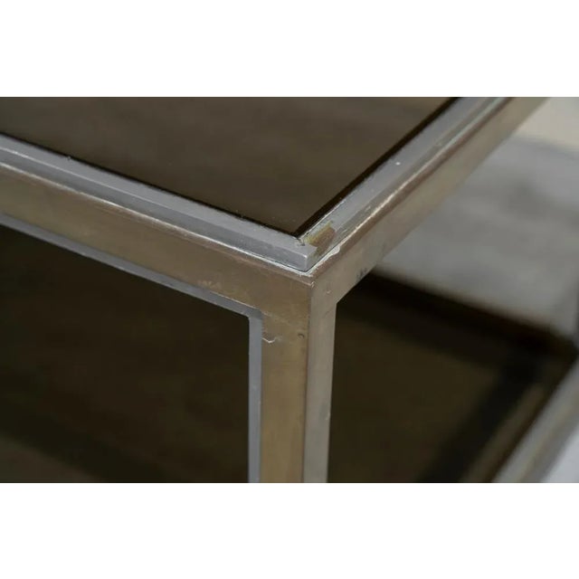 1970s Vintage Steel Center Table, 1970s For Sale - Image 5 of 6