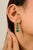 Natural 4.32 Carat Emerald Diamond Earrings in Solid 14k Gold- A Pair For Sale In New York - Image 6 of 12