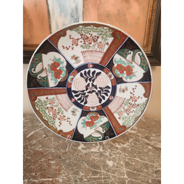 1930s Japanese Imari Porcelain Plate For Sale In Tampa - Image 6 of 10