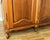 Vintage French Louis XVI Style Carved Oak 4-Door Wardrobe For Sale - Image 9 of 15