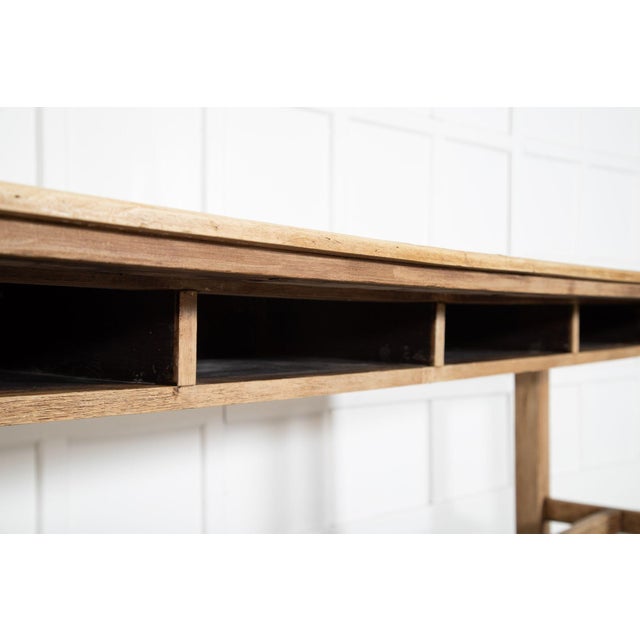 White English Bleached Pine Worktable, 1890 For Sale - Image 8 of 13