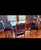 Ornate Antique Wood Drop Leaf Dining Table Set W 3 Chairs / Entryway Table For Sale - Image 4 of 11