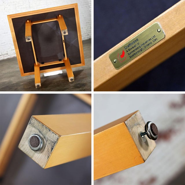 Sky Blue Late 20th Century Modern to Postmodern Dining Table by Michael Graves for Craftwood a Division of Sonnenberg Ind. Ltd. For Sale - Image 8 of 12