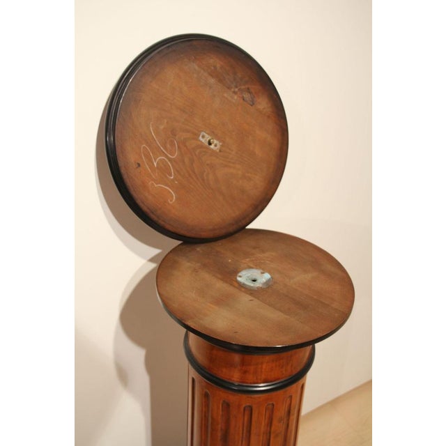 Neoclassical Rotating Pedestal in Beech Wood, Germany, 1920s For Sale - Image 11 of 17