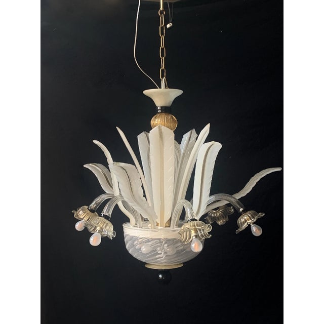 Murano Glass Chandelier from Segusa , 1960s For Sale - Image 9 of 9