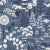 Borastapeter Hoppmosse Wallpaper in Blue For Sale
