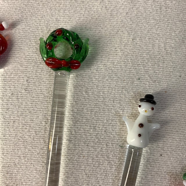 1960s Vintage Macy’s Holiday Theme Swizzlers Stirrers for Drinks and Cocktails For Sale - Image 5 of 8