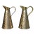 Antique Sankey and Sons Brass Pitchers- a Pair For Sale