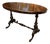 Victorian Side Table on Cabriole Feet For Sale