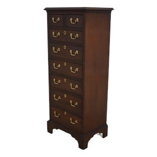 Councill Craftsmen Mahogany Lingerie Tall Chest For Sale