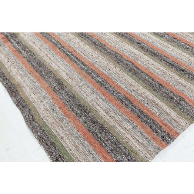 Textile Doris Leslie Blau Vintage Persian Kilim Rug For Sale - Image 7 of 8