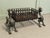 Gothic Inglenook Grate Set on Dragon Andirons For Sale - Image 4 of 8