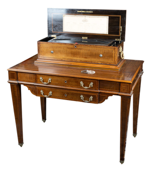 Antique 19th Century Cylinder Music Box from Lecoultre Frères of Geneva, Switzerland, 1880s