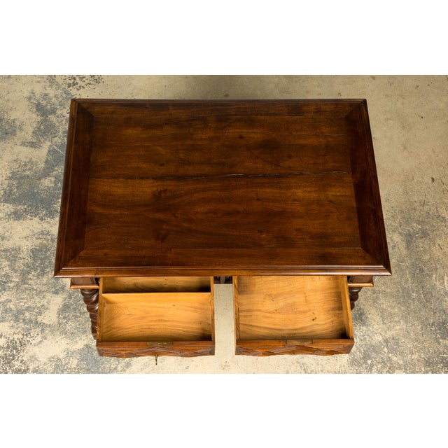 Late 19th Century French Louis XIII Style Walnut Writing Table For Sale In New York - Image 6 of 18