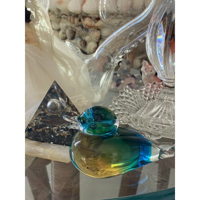 Murano 1960s Murano Glass Multicolor Duck Figurine For Sale - Image 4 of 5