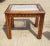 Chinese 1980s Chinese Chippendale Walnut and Glass Top Side Table For Sale - Image 3 of 6