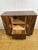 1940s Art Deco Walnut Display Cabinet, 1930s For Sale - Image 5 of 11