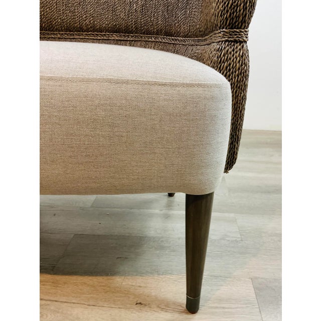 Contemporary Made Goods Organic Modern Mocha Lampakany Lounge Chair For Sale - Image 3 of 6