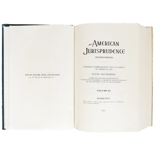 Mid-Century Modern Vintage Law Books / Bindings, 17 Volumes, 5 Sets Available For Sale - Image 3 of 5