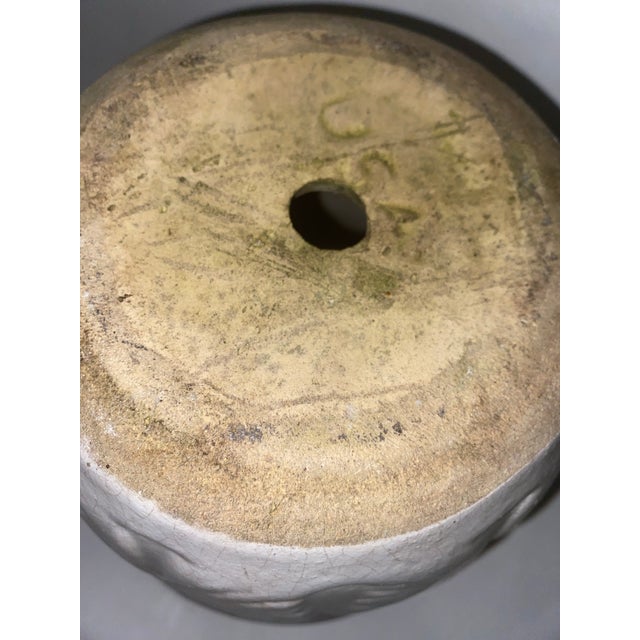 19th Century Red Wing Pottery Planter Antique Red Wing Elephant Ear Planter. For Sale - Image 12 of 12