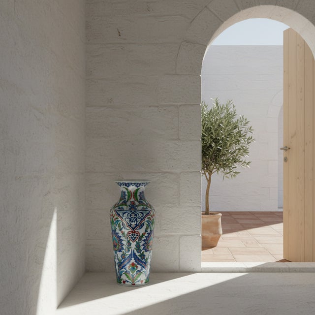 The Mirror of the Palace ️ This Handmade Ceramic Imperial Palace Vase is a tribute to the architectural genius of the...
