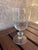 French Provincial Antique France St. Louis Crystal Caton White Wine Goblet Glasses - Pair For Sale - Image 3 of 6