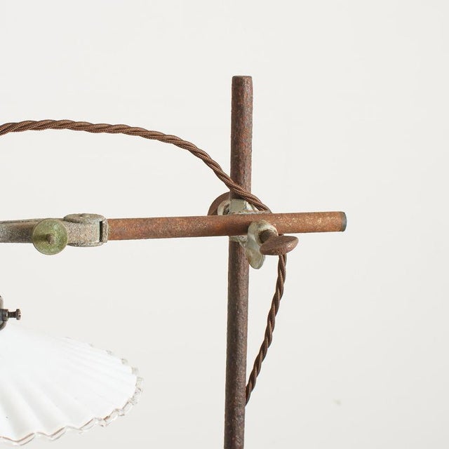French Lab Stand Desk Lamp, 1930s For Sale - Image 3 of 7