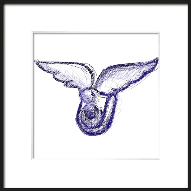 This listing is for a framed, signed 18 x 18 inch Apple Pencil on iPad Pro limited edition giclée print on high quality...