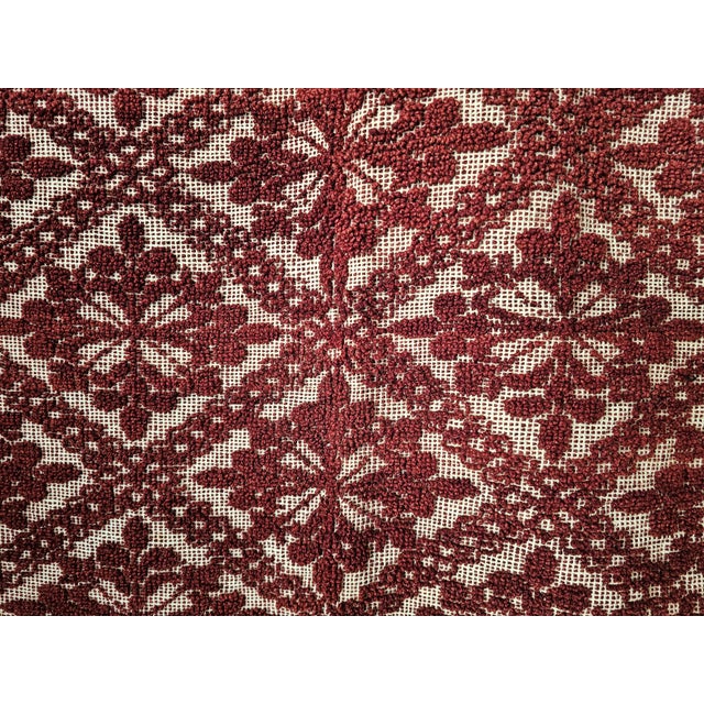 Textile Vintage Italian Hand-Woven Rug, 1950s For Sale - Image 7 of 13